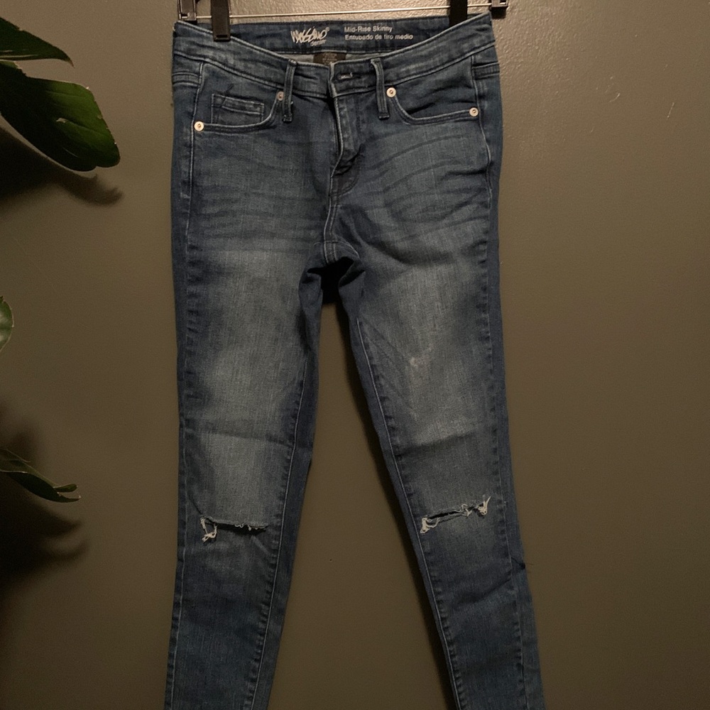 Mossimo mid rise skinny jeans